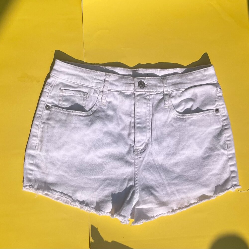 Women's High Waisted White Wild Fable Denim Shorts
